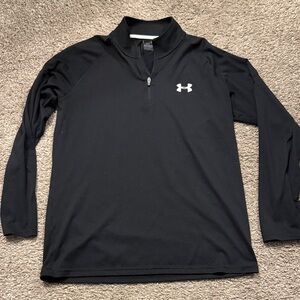 Under Armour Black Quarter Zip Top